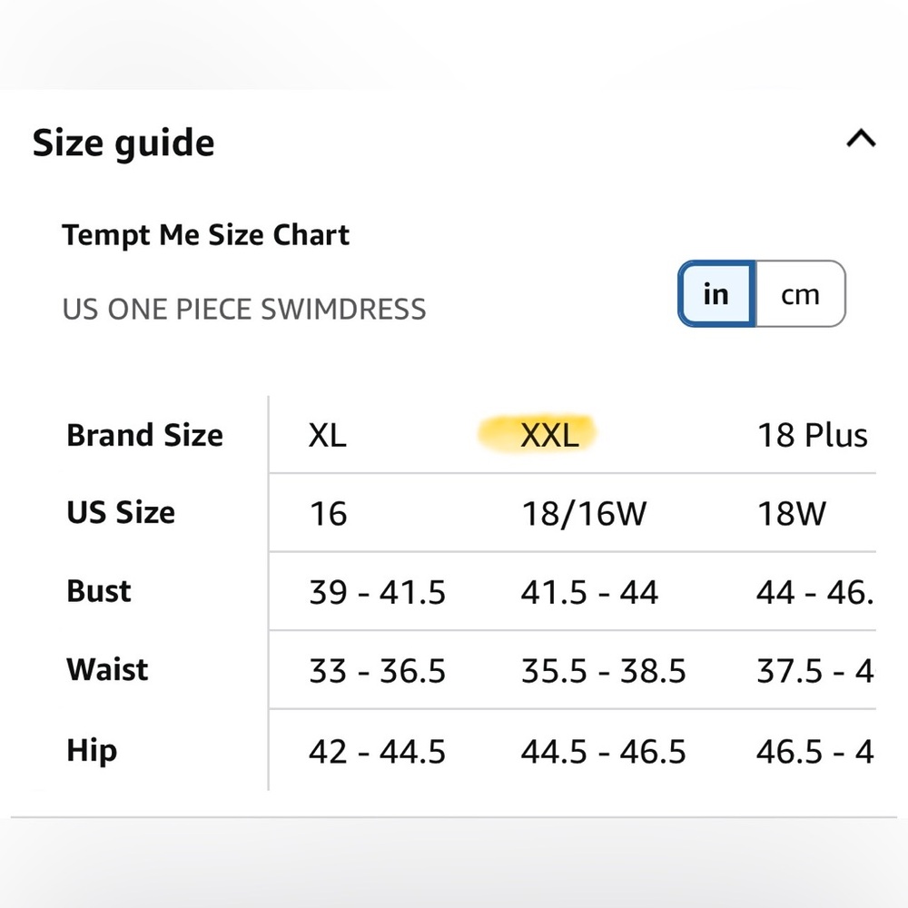 TemptMe One Piece Swimsuit Women Vintage Swimwear Tummy Control Slimming  XXL - Picture 12 of 13